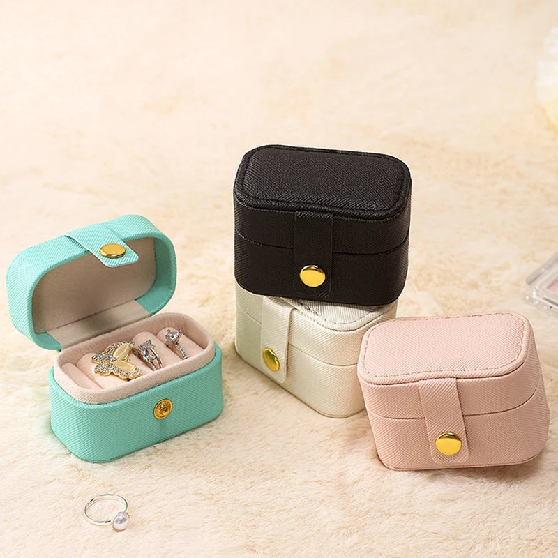 Portable Mini Jewelry Box Organizer