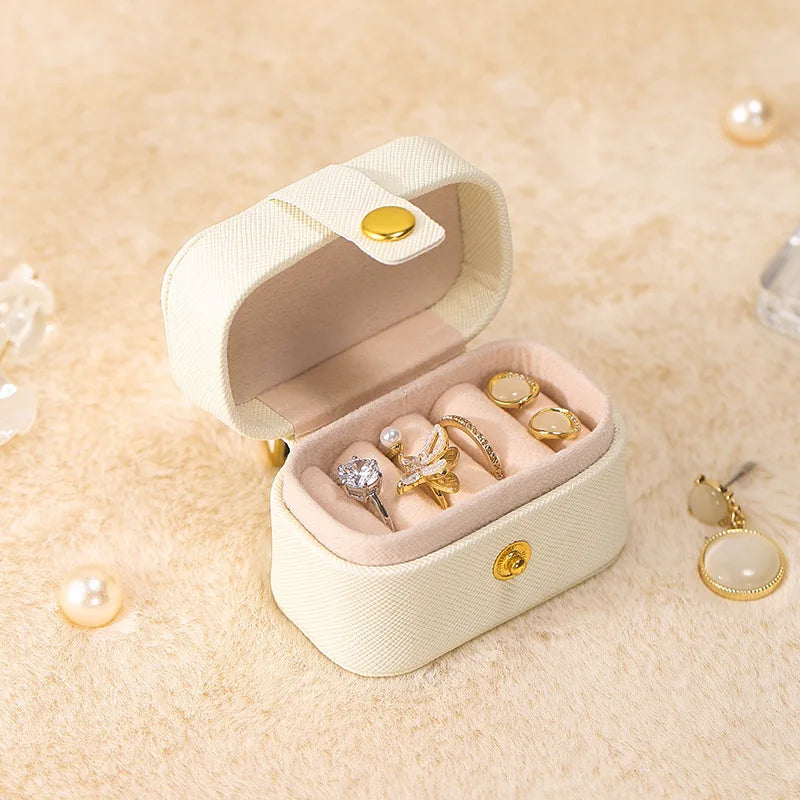 Portable Mini Jewelry Box Organizer