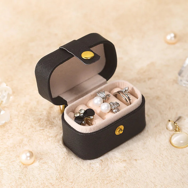 Portable Mini Jewelry Box Organizer