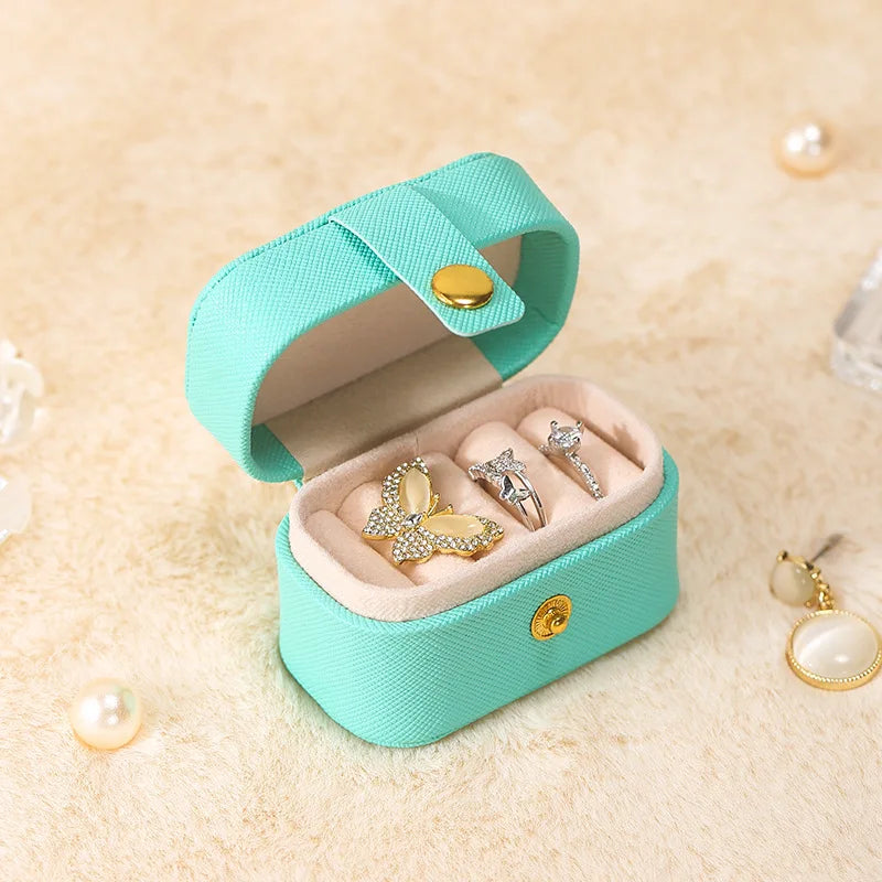 Portable Mini Jewelry Box Organizer