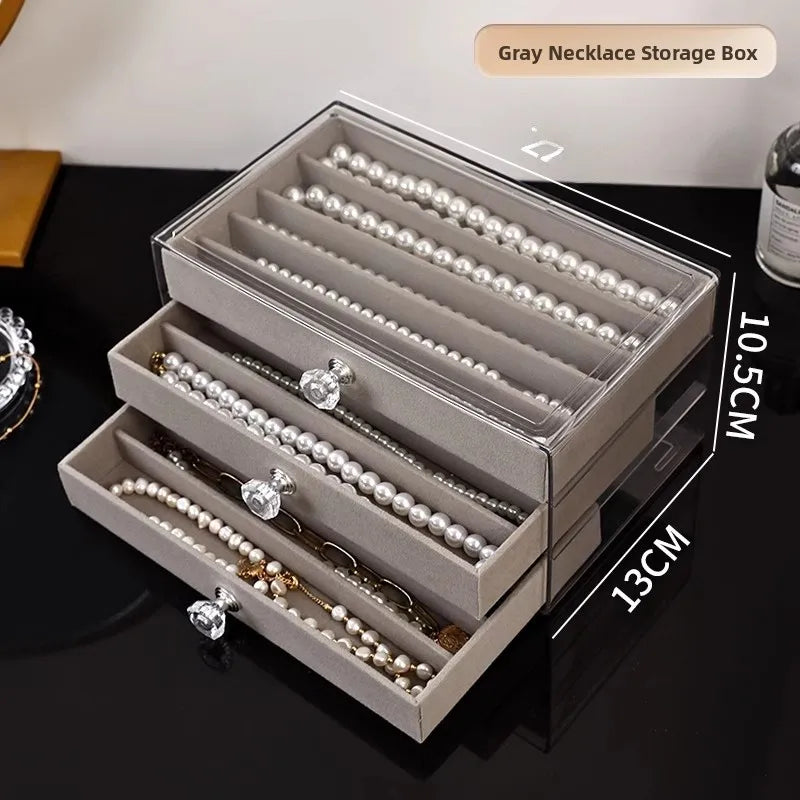 Luxury Velvet Jewelry Storage Box