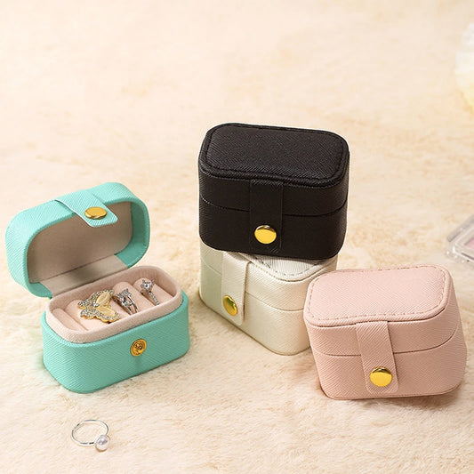 Portable Mini Jewelry Box Organizer
