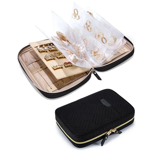 Transparent Jewelry Travel Organizer Case