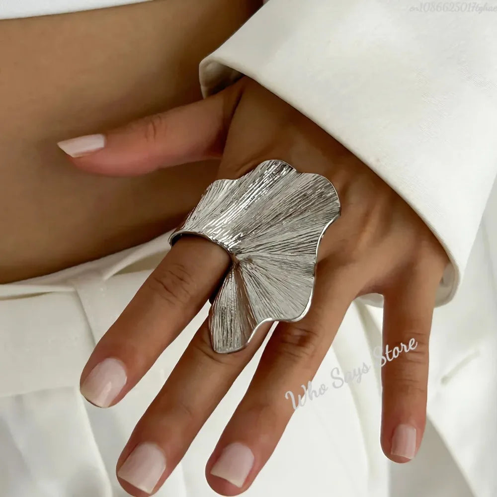 Ginkgo Leaf Ring  Inspired by nature's timeless beauty