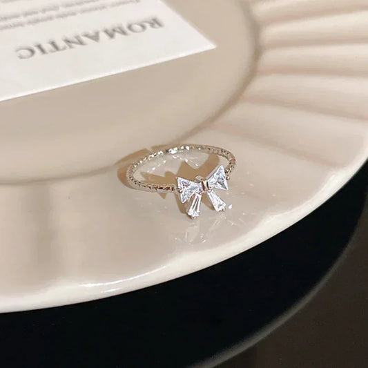 Shiny Bowknot Open Ring