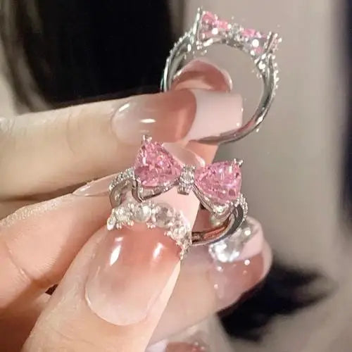 Shiny Bowknot Open Ring