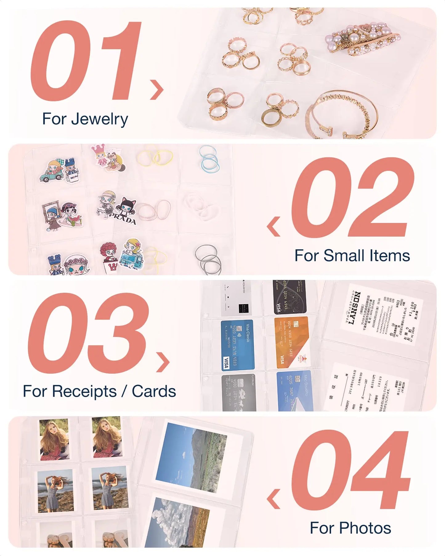 Transparent Jewelry Travel Organizer Case