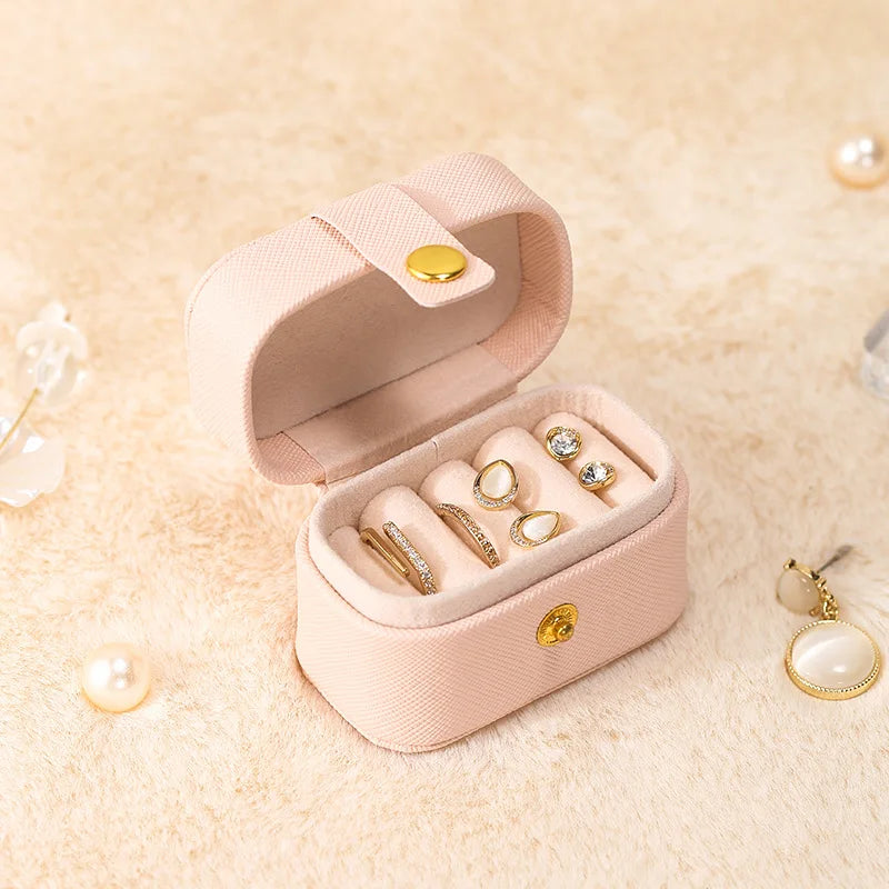 Portable Mini Jewelry Box Organizer