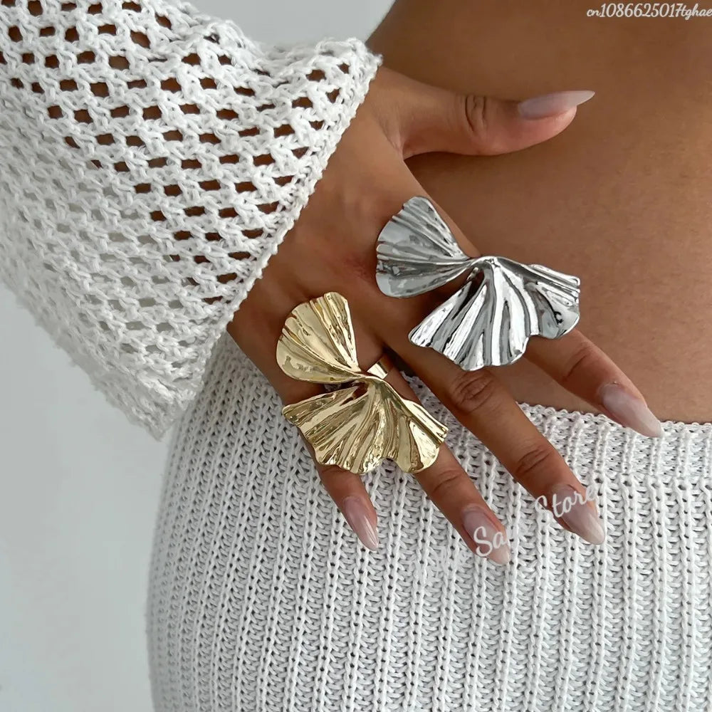 Ginkgo Leaf Ring  Inspired by nature's timeless beauty