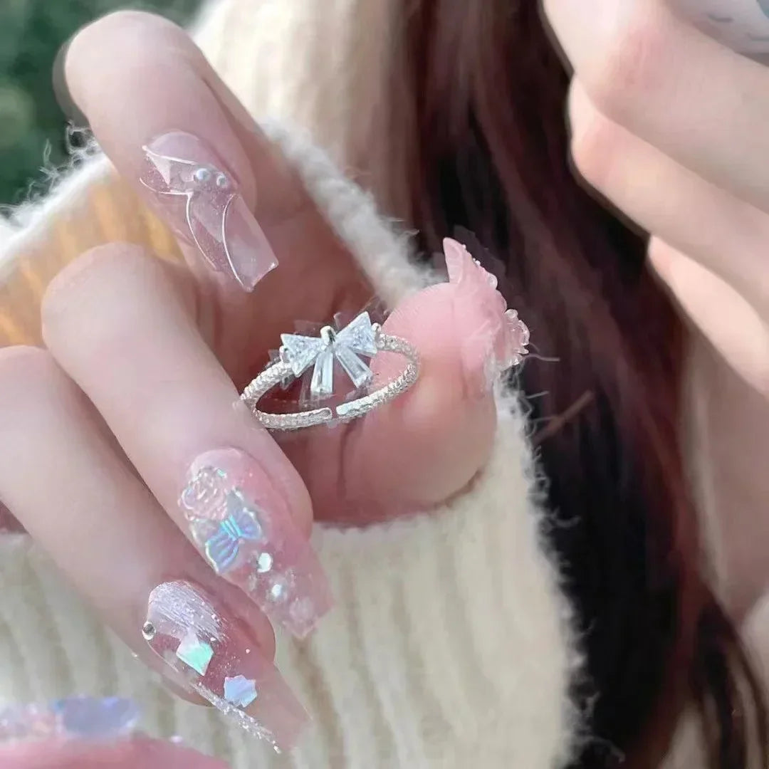 Shiny Bowknot Open Ring