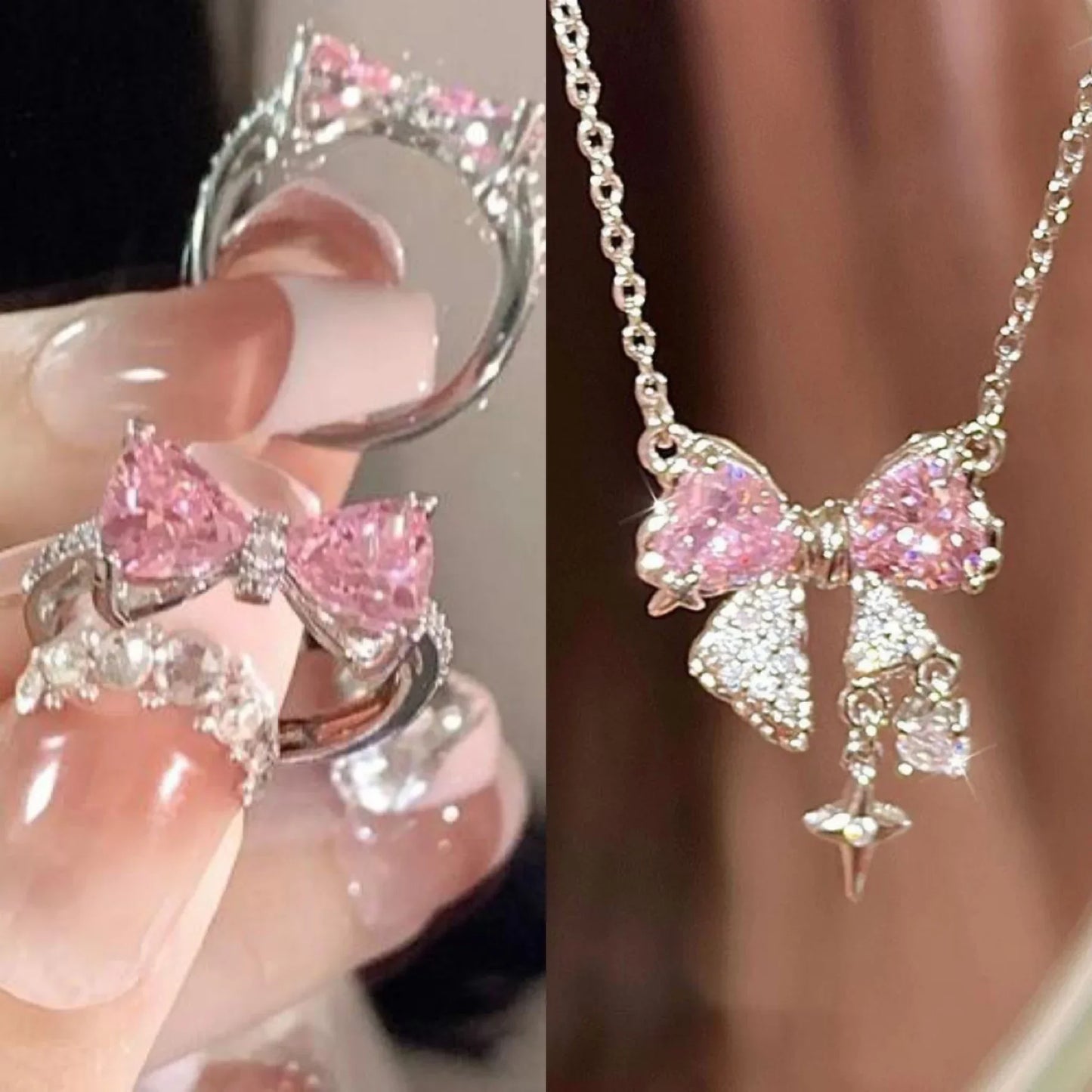 Shiny Bowknot Open Ring