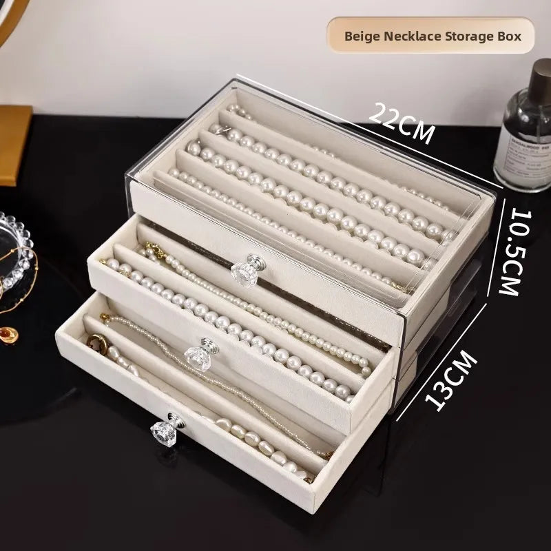 Luxury Velvet Jewelry Storage Box
