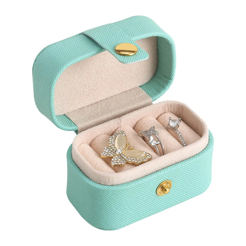 Portable Mini Jewelry Box Organizer